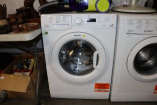 A Hotpoint washing machine