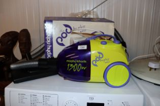 A Morphy Richards 'The Pod' bagless vacuum cleaner