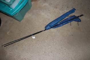 A Fladen 8'5" 6-7 fly fishing rod with bag