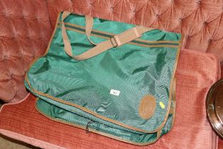 A Green King suit bag