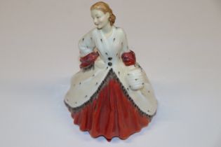 A Royal Doulton figurine "The Ermine Coat" HN1981