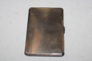 A silver cigarette case, approx. total weight 209g