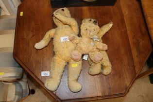 Two vintage Teddy bears and one other