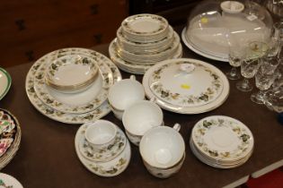 A part dinner service of Royal Doulton "Larchmont"