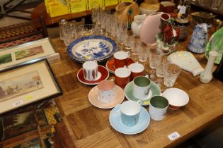 A quantity of cut table glassware, Susie Cooper co