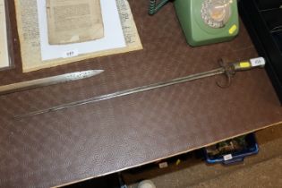 A French bayonet