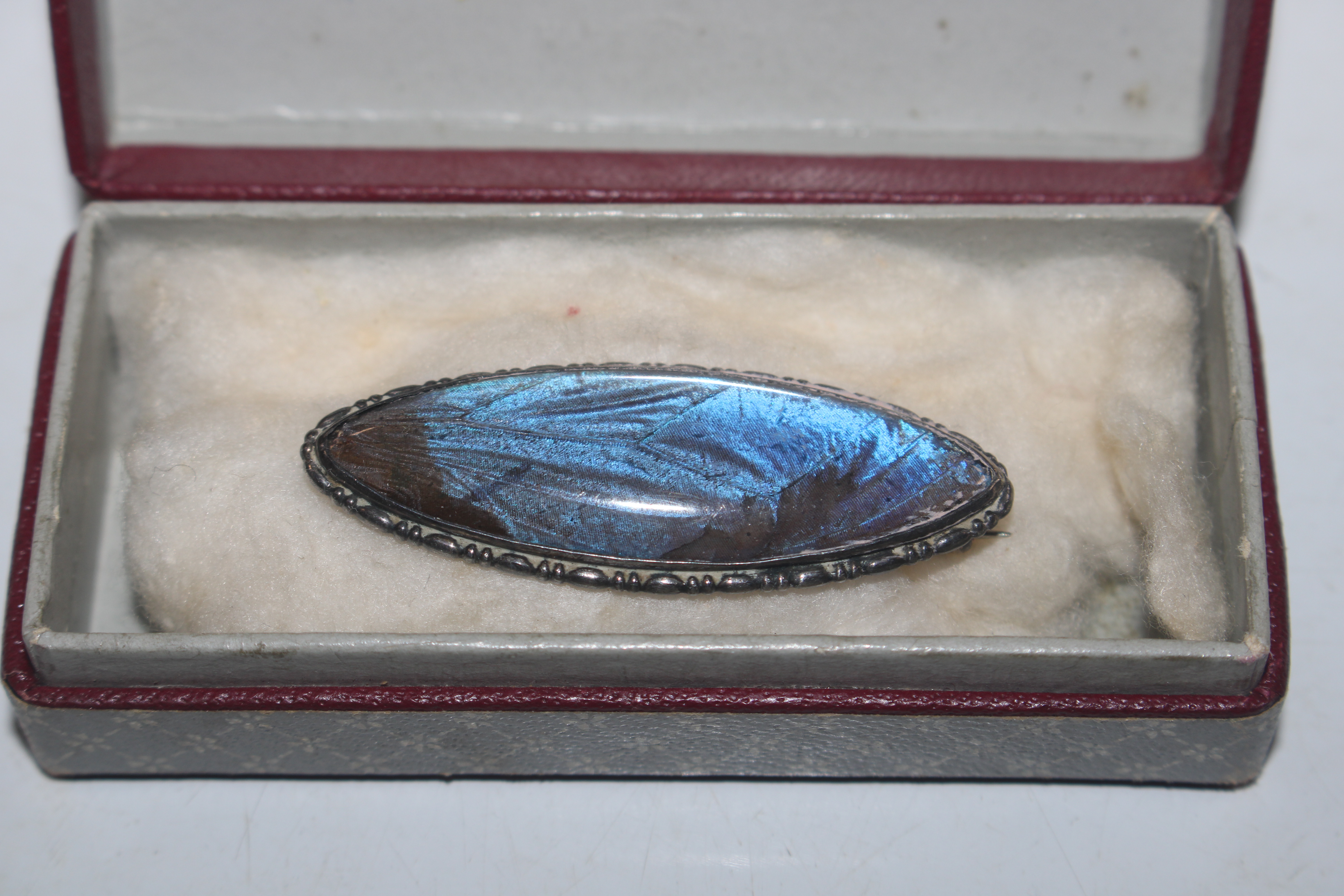 Thomas Mott, style Sterling silver butterfly wing