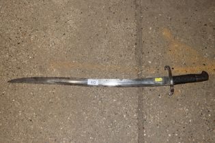 A Victorian 1856 pattern sword bayonet