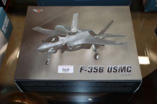 An Air Force F-35B USMC model