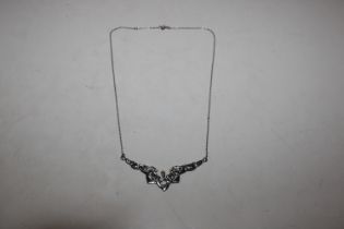 A 925 silver Art Nouveau style necklace