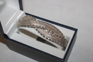 A Sterling silver bracelet, approx. 43gms