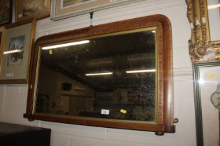 A 19th Century over mantel mirror