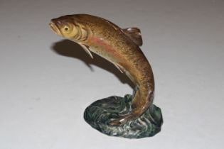 A Beswick model of a trout AF