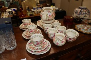 A collection of Masons "Liberty" pattern tea ware