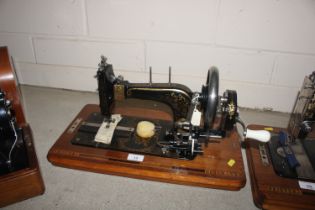 A Frister & Rossman vintage hand sewing machine