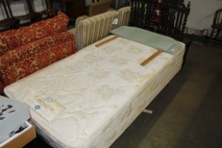 A single divan and headboard