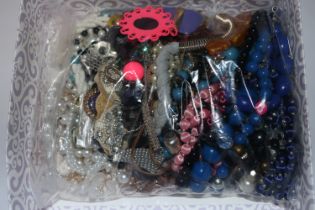 A quantity of various costume jewellery