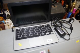 A Hewlett Packard Chromebook