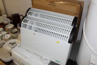 Two convector heaters