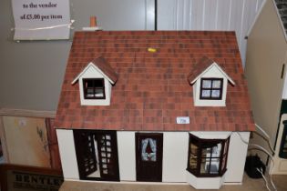 A doll's house and furniture
