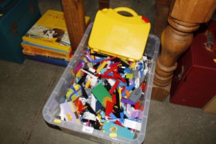 A box of miscellaneous Lego