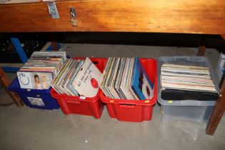 Four boxes of miscellaneous LPs
