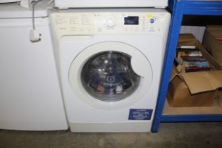 An Indesit washing machine