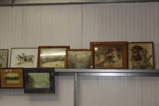 A large collection of miscellaneous paintings and