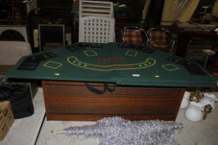 A casino board and a P R radiogram