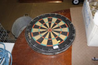 A dartboard