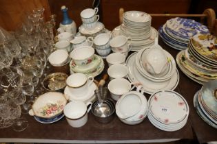 A quantity of various decorative teaware etc.