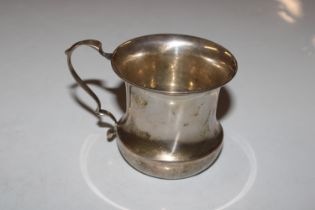 A silver Christening cup, Hallmarked Chester 1920,