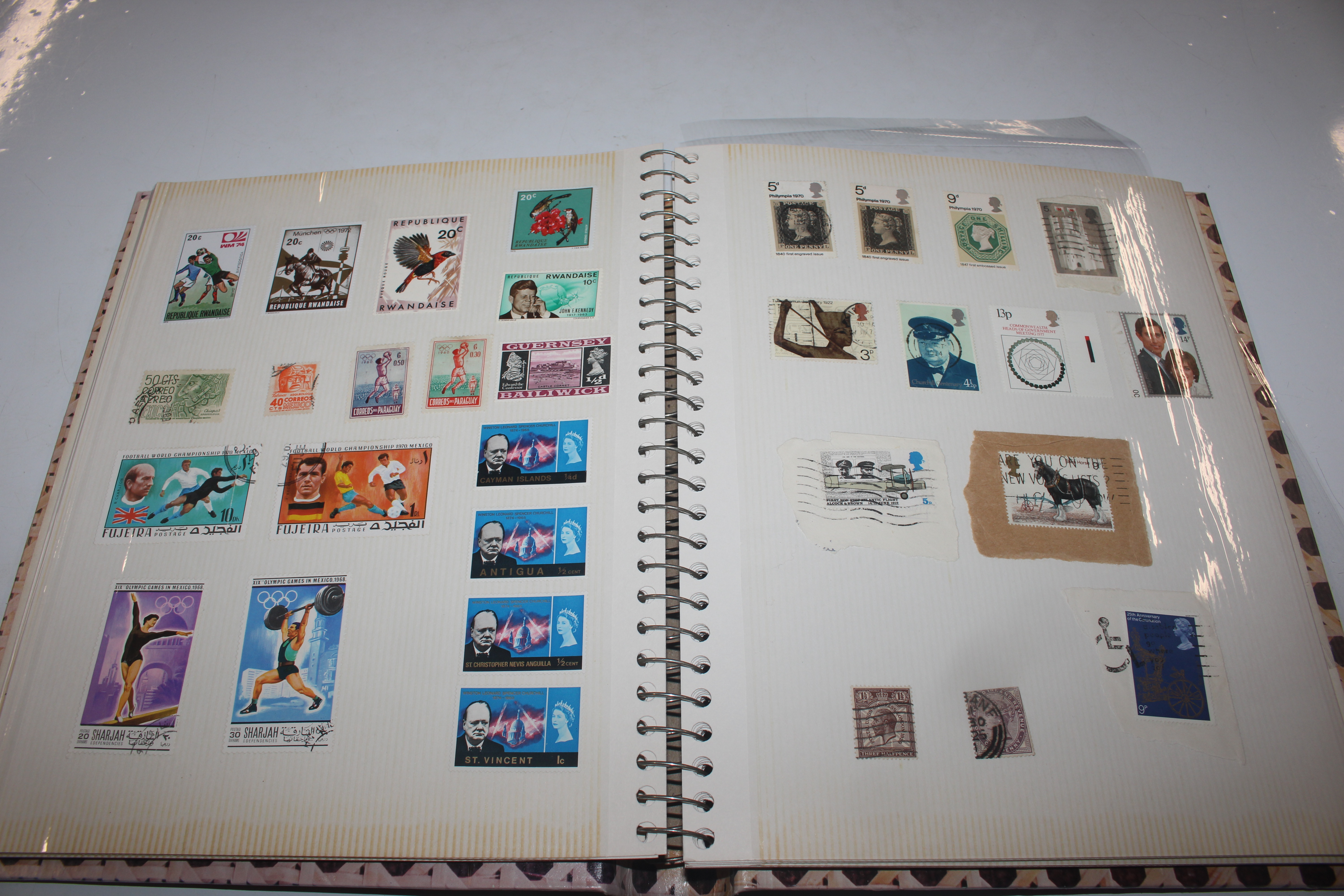 Two albums containing stamps and First Day covers; - Image 17 of 28