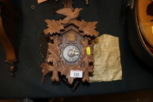 A small Black Forest type cuckoo clock