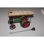 A Mamod model steam tractor