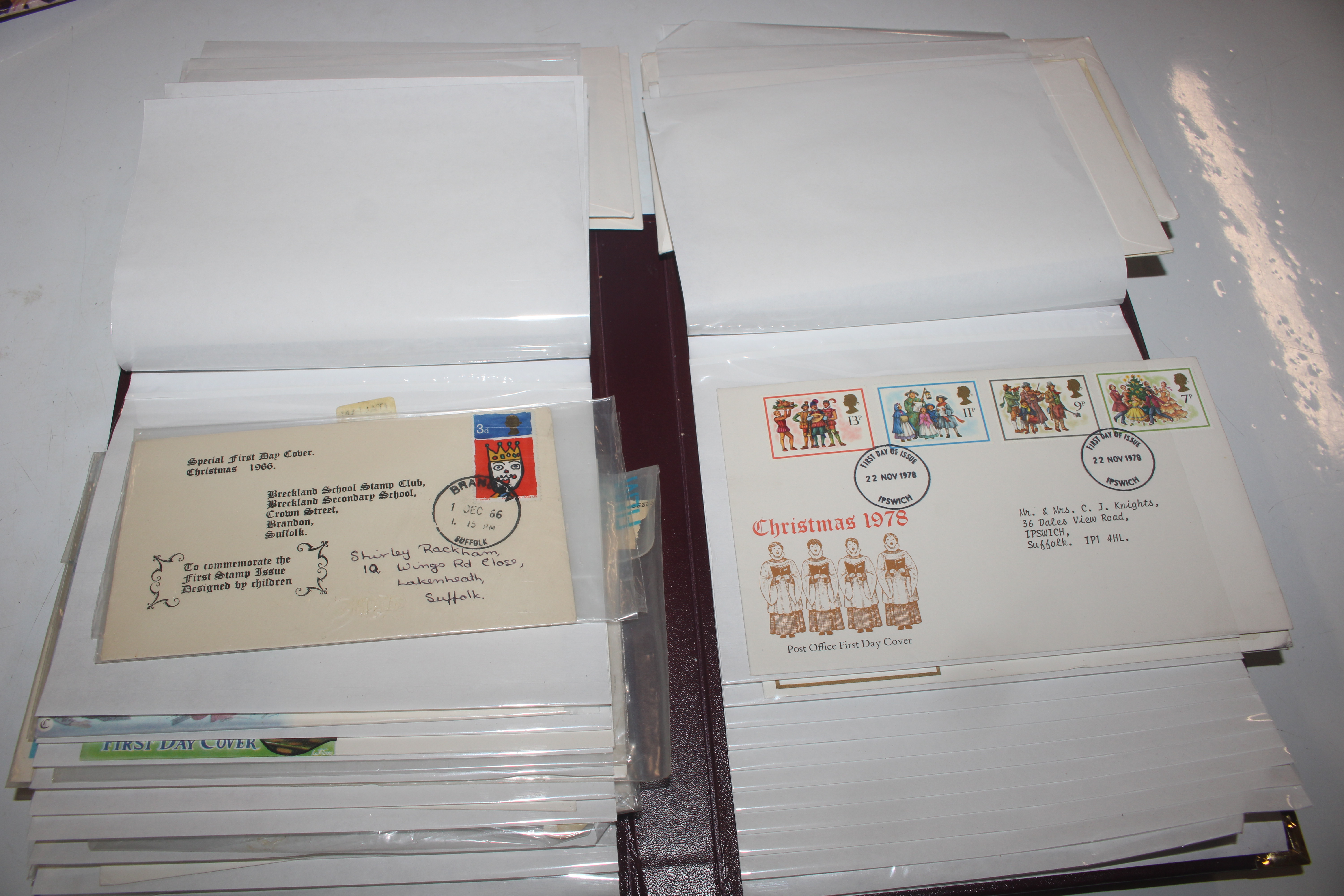 Two albums containing stamps and First Day covers; - Image 4 of 28