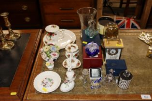 A collection of various ornaments including Royal