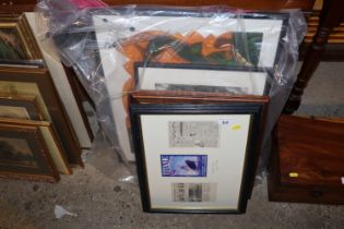 A quantity of various pictures and prints