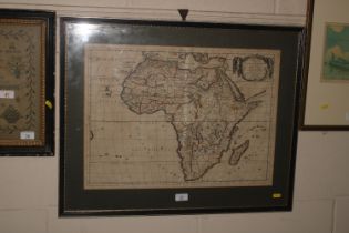 Nicholas Sanson, antique map of Africa