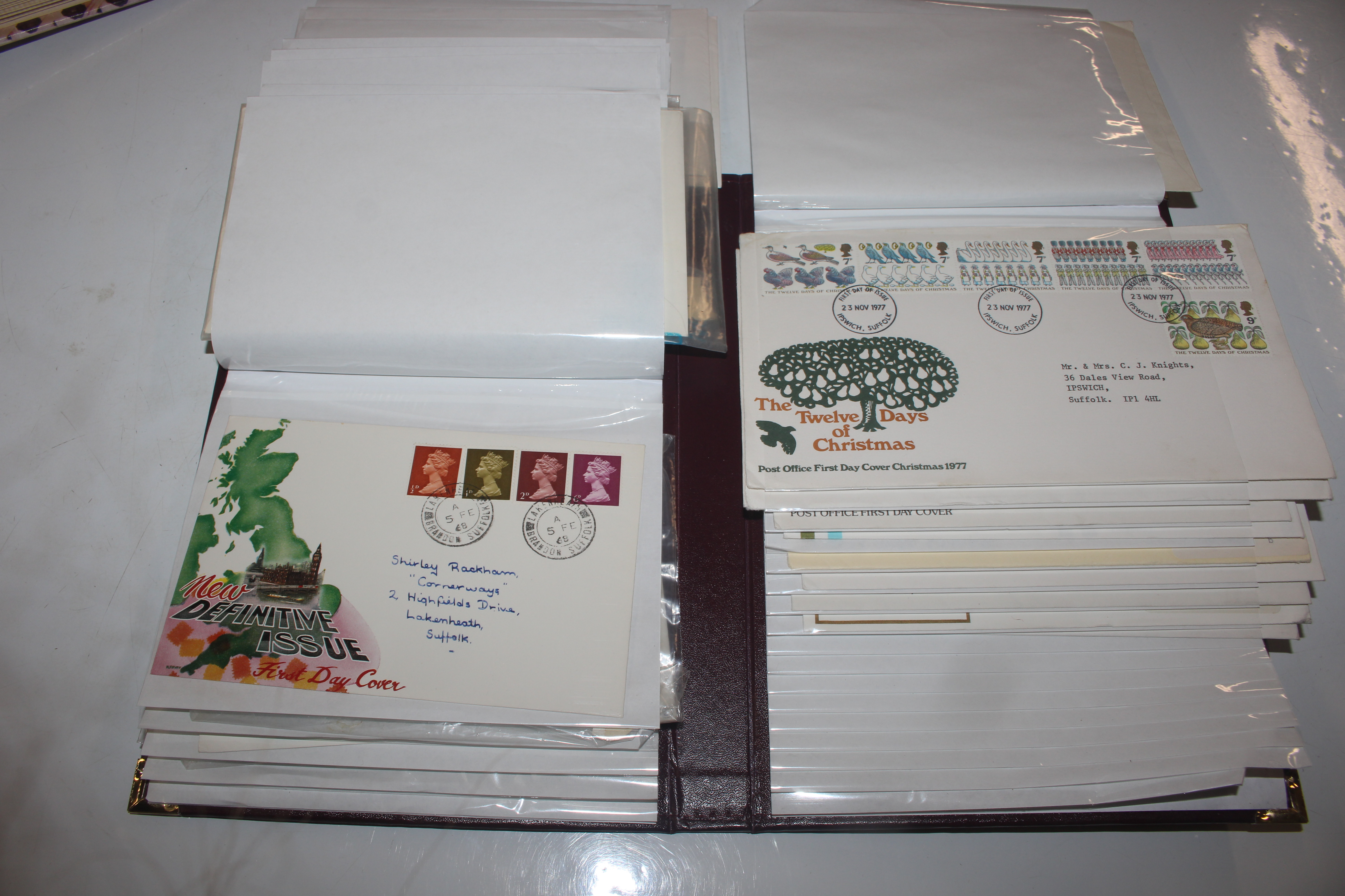 Two albums containing stamps and First Day covers; - Image 6 of 28