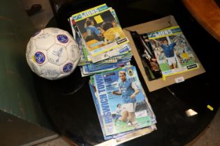 A collection of Ipswich Town football programmes a