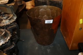 A Tom Dixon eclectic copper Champagne bucket with