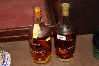 Two bottles of Cacao Enanito