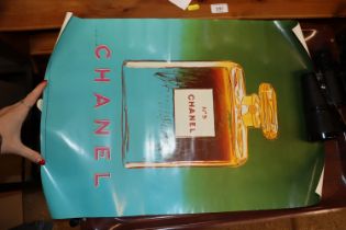 An Andy Warhol 1997 Chanel poster