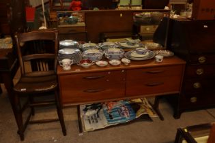 A teak G-plan design dressing table