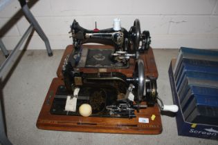 Two Frister & Rossman sewing machines (no cases)