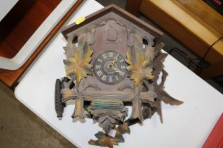 A Black Forest style cuckoo clock