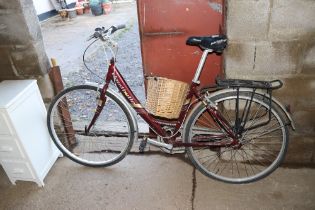 A Claud Butler lady's upright bike