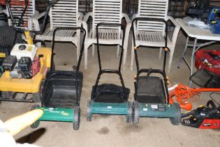 A Victor Garden Tools push mower
