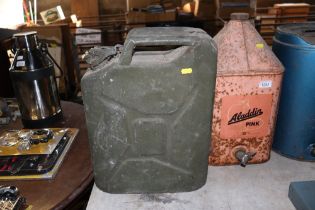 A WD jerry can dated 1945